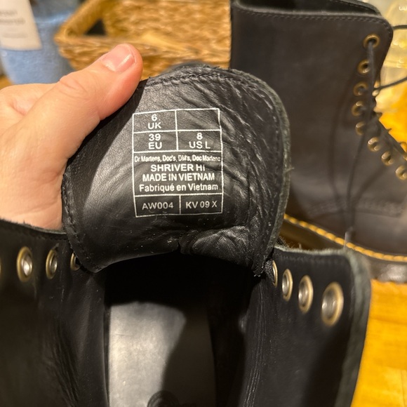 Dr. Martens Black Leather Boots - Picture 6 of 6